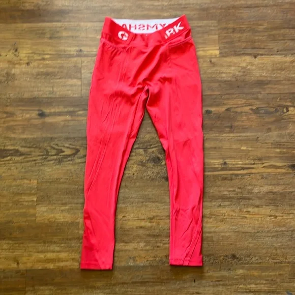Pink Gymshark Leggings w/ Pockets size small - Picture 1 of 6
